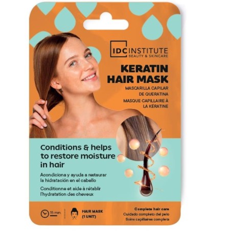 Mascarilla capilar hidratante Keratina-IDC-11127-IDC INSTITUTE
