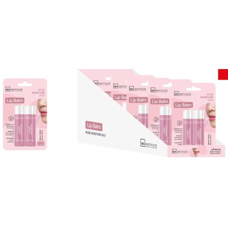 Duo bálsamo labial Rosé-IDC-42102-IDC INSTITUTE