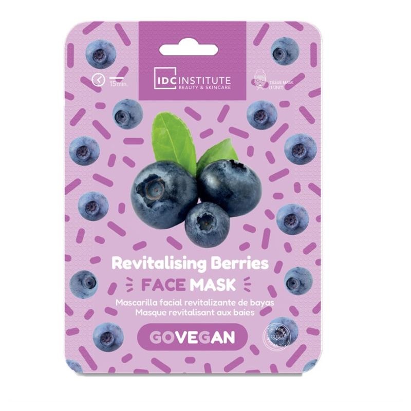 Mascarilla facial vegana revitalizante de bayas-IDC-85102-IDC INSTITUTE