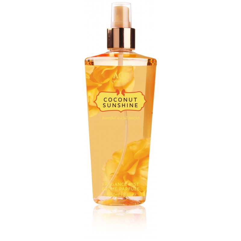 Coconut sunshine bruma perfumada 250ml aqc fragrance-AQC-55001PD-AQC FRAGRANCES