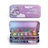 Estuche metálico 3 niveles maquillaje infantil unicornio-CMA-12022-MARTINELIA