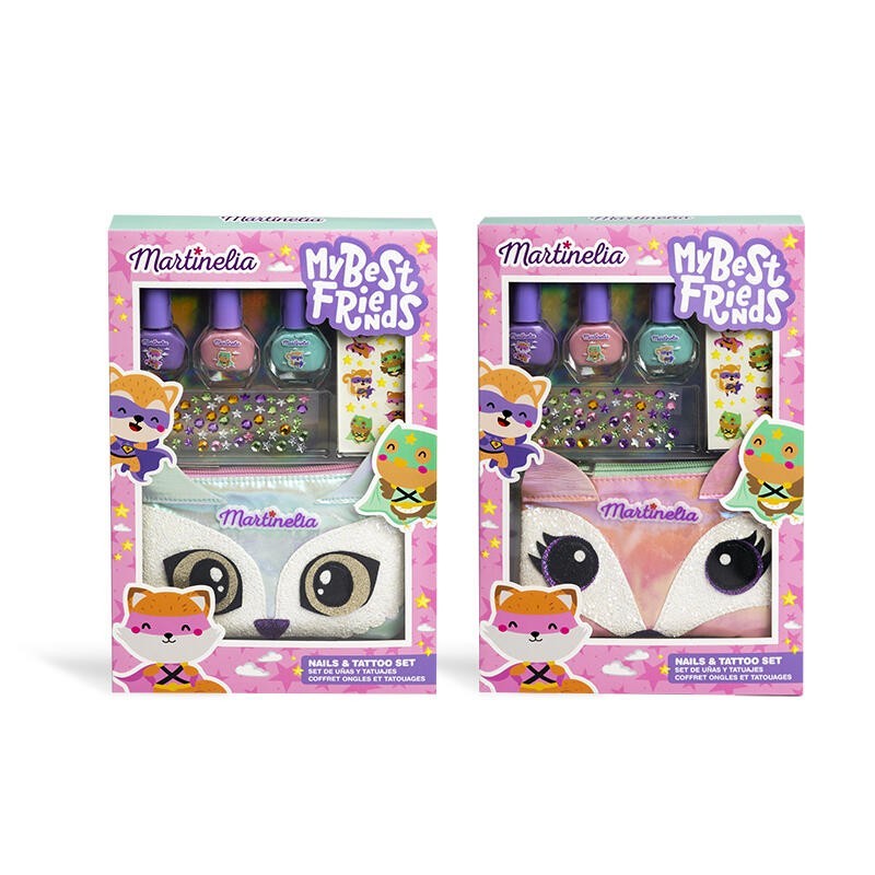Set de belleza infantil uñas&tatuajes my best friends-CMA-12036-MARTINELIA