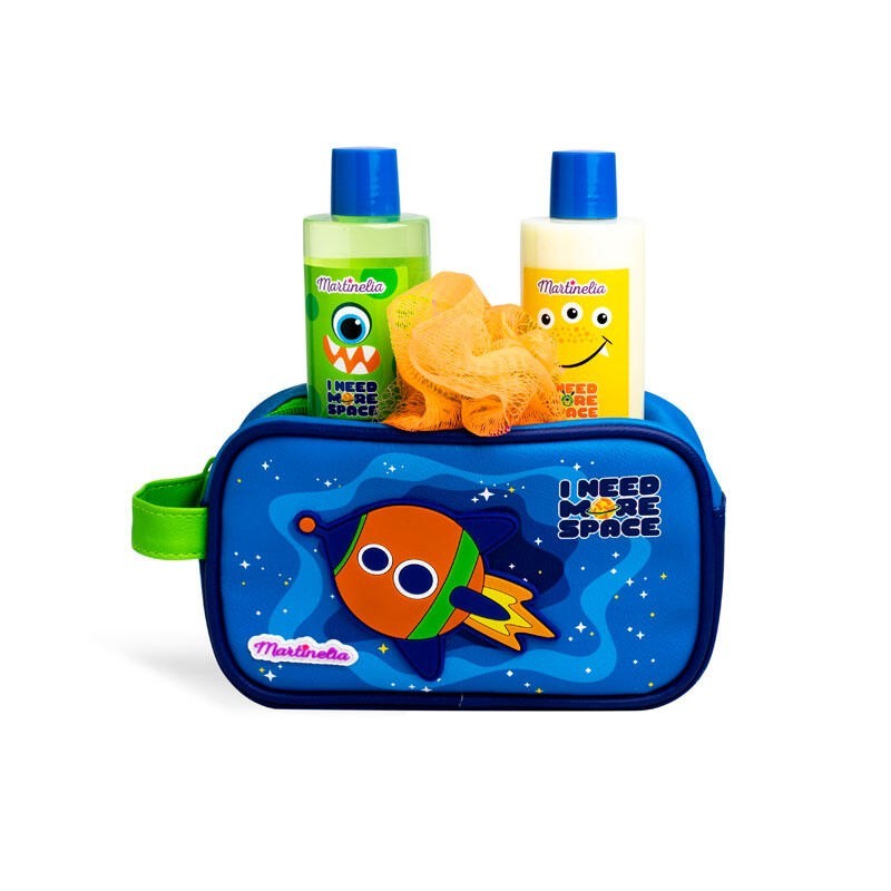 Pack de baño infantil en neceser extraterrestres-ALM-44070-MARTINELIA