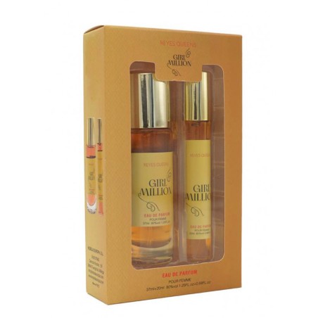 Estuche regalo Girl Million 37 ml + 20 ml -RQ-QM004-Reyes Queens