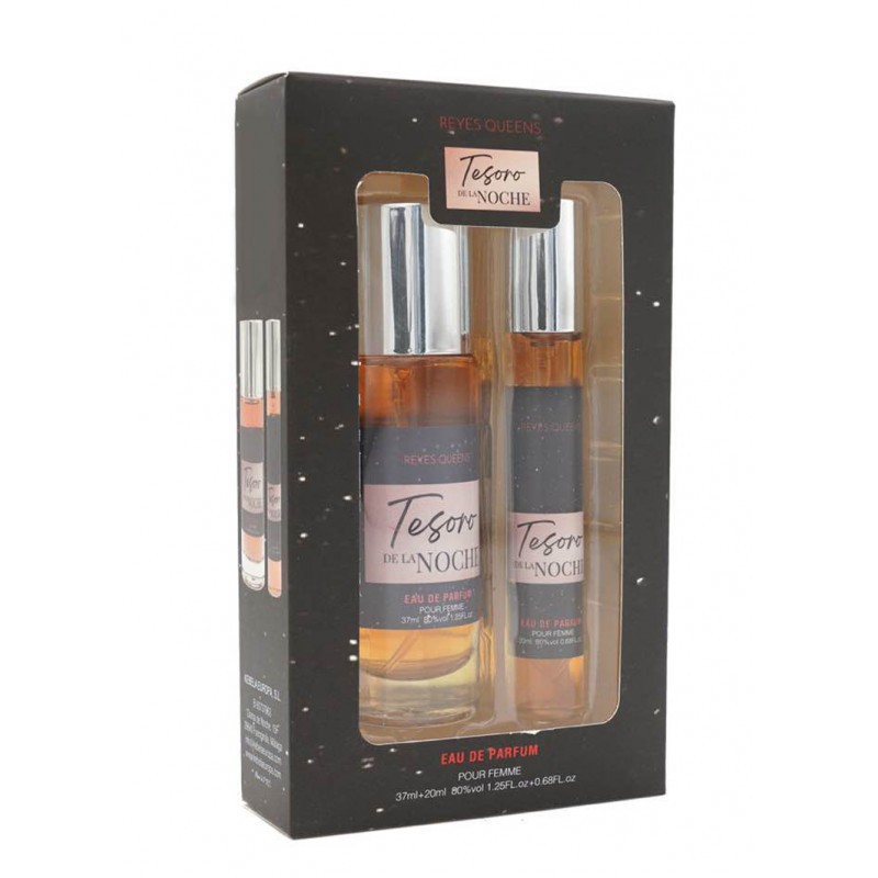 Estuche regalo Tesoro de la Noche 37 ml + 20 ml -RQ-QM011-Reyes Queens