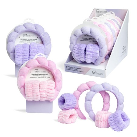 Kit cuidado facial Diadema+muñequeras-IDC-44137-IDC INSTITUTE
