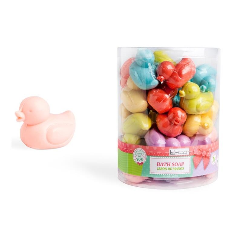 Jabón de baño forma de  pato idc institute  colores variados  7cm (pato) 70g-IDC-40680-IDC INSTITUTE