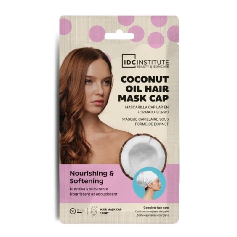 Mascarilla capilar de aceite de coco hidratante y suavizante idc institute-CIDC-3455-IDC INSTITUTE