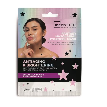 Mascarilla para el surco naso-labial de hidrogel con ácido hialurónico, colágeno y vitamina C-IDC-56161-IDC INSTITUTE