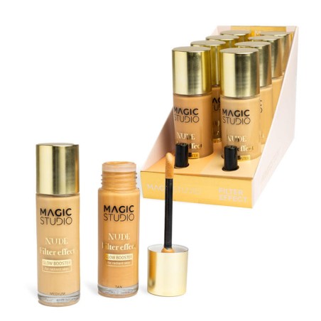 Magic Studio Nude Filter: iluminador y base 38 ml-CMS-56200-Magic Studio