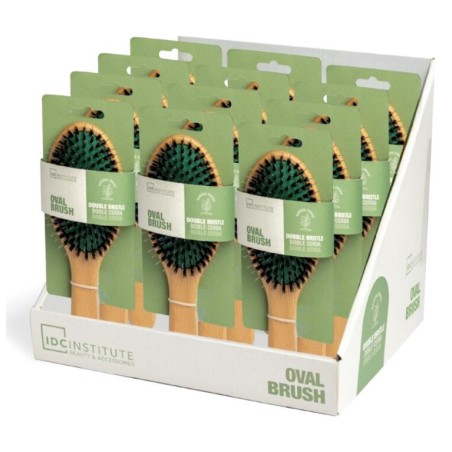 Cepillo oval doble cerda fibras naturales-IDC-35125-IDC INSTITUTE