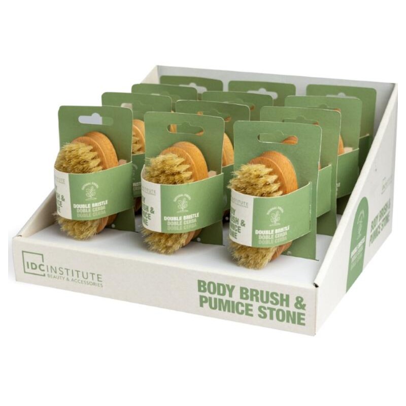 Cepillo dual exfoliación corporal -IDC-35127-IDC INSTITUTE