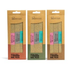 Pack tres limas de uñas fibras natutrales-CIDC-35130-IDC INSTITUTE