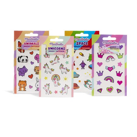 Set de tatuajes temporales para niños World magic-MA-12070-Martinelia