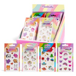 Set de tatuajes temporales para niños World magic-MA-12070-Martinelia