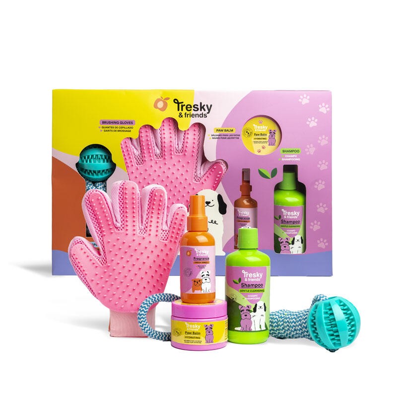 Pack regalo mascotas 5 piezas-IDC-68148-Tresky & Friends