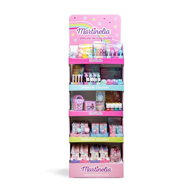Martinelia expositor PLV cartón vacío 58x31x147 sin productos-MA-306013-MARTINELIA