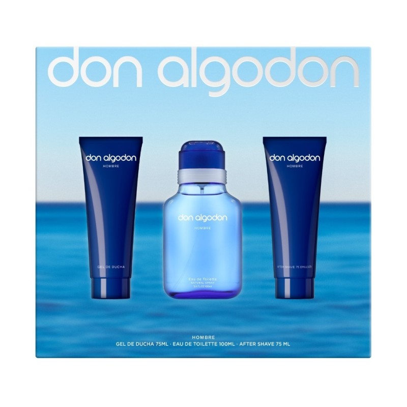 Set tripack don algodón classic hombre edt 100ml + aft shave + gel ducha 75ml-DA-25780199-Don Algodón