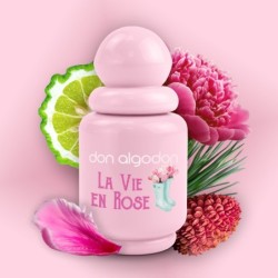 Set mujer la vie en rose don algodón (colonia 30ml + crema manos + iluminador + neceser)-CDA-25781013-Don Algodón