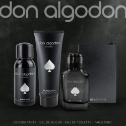 Set hombre black jack (colonia 30ml + shower gel + deo + tarjetero)-CDA-25781229-Don Algodón