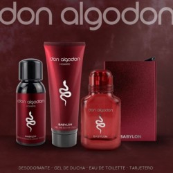 Set hombre babylon (colonia 30ml + shower gel + deo + tarjetero)-DA-25781230-Don Algodón