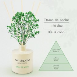 Perfumador mikado don algodon ambients gama floral dama de noche 55 ml-CDA-10100205-Don Algodón