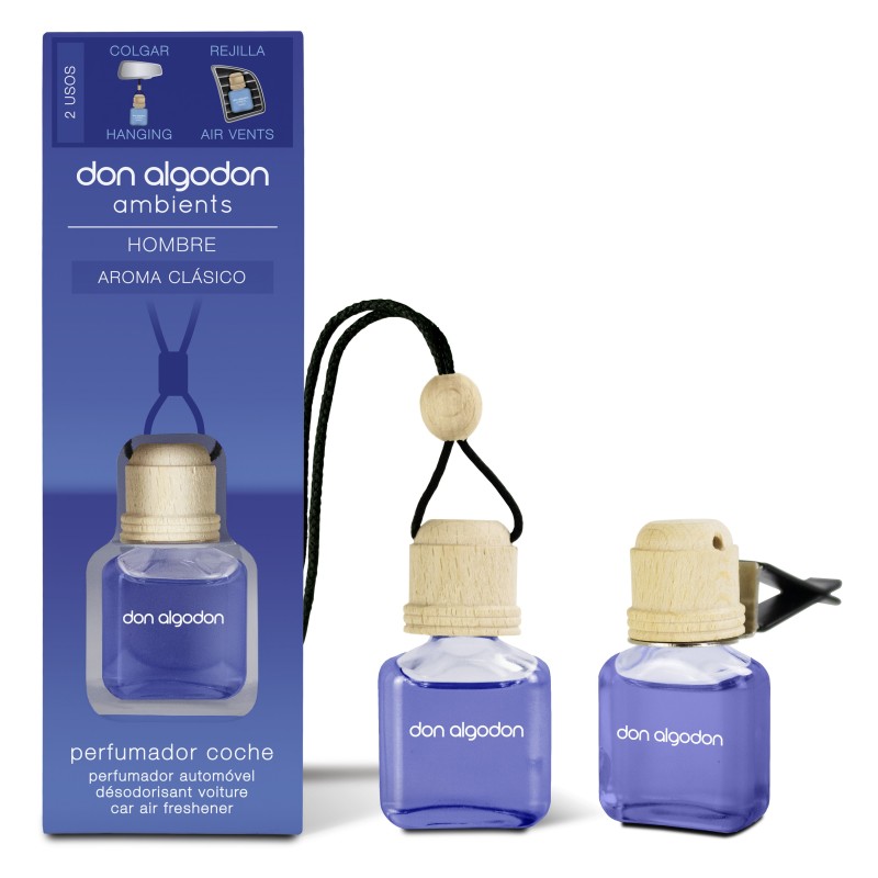 Perfumador coche don algodón ambients clásico hombre-DA-10100399-Don Algodón