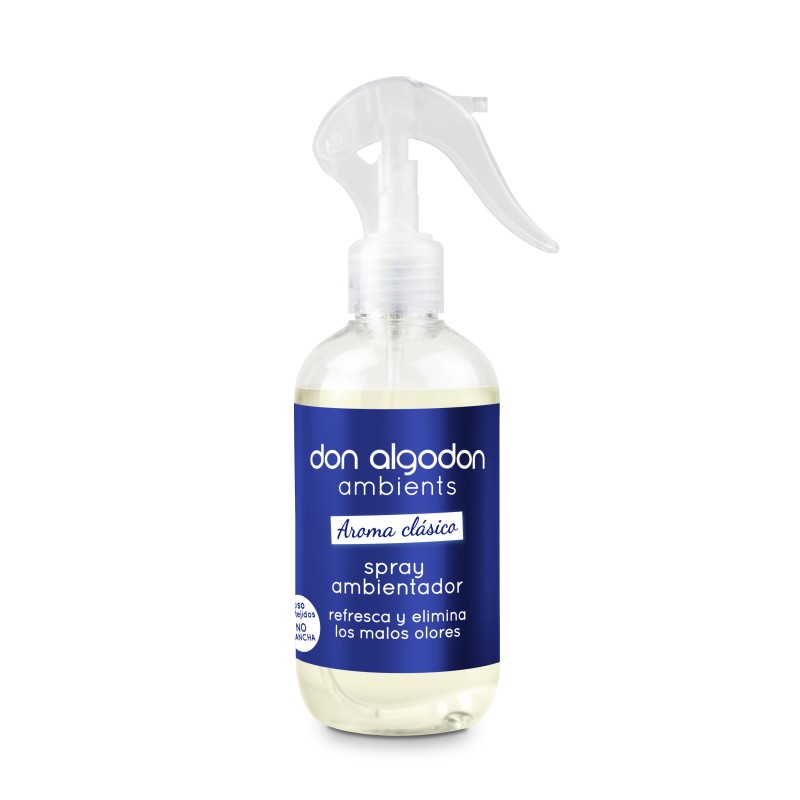 Spray ambientador absorbe olores habitacion/cama don algodon ambients clasico 250ml-DA-10100003-Don Algodón