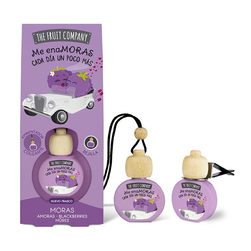 Ambientador coche colgante c/pinza moras the fruit company-TFC-10130053-The Fruit Company