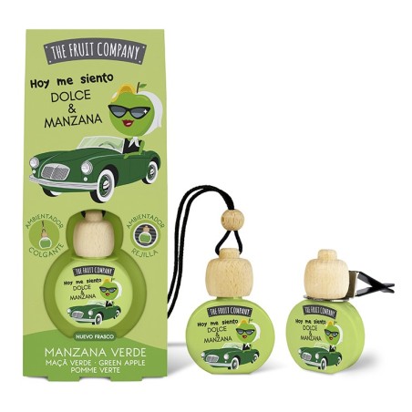Ambientador coche colgante c/pinza manzana the fruit company-TFC-10130020-The Fruit Company