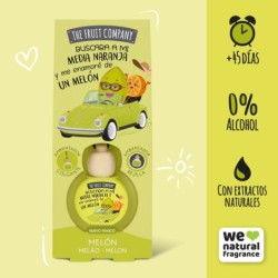 Ambientador coche colgante c/pinza melón the fruit company-TFC-10130021-The Fruit Company