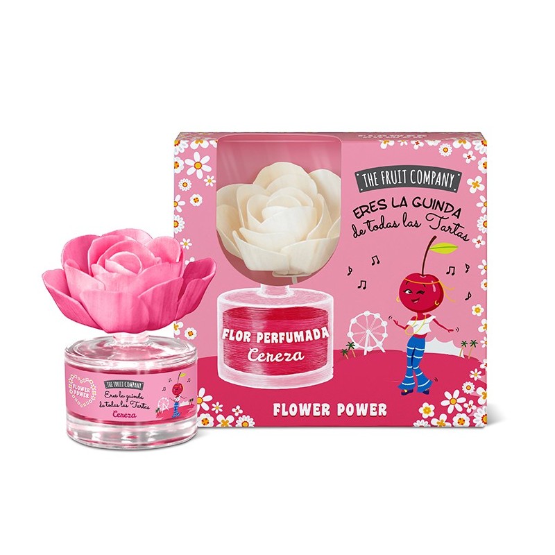 Flor difusora flower power cereza 50ml the fruit company-CTFC-10320004-The Fruit Company