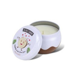 Vela perfumada lata coco...