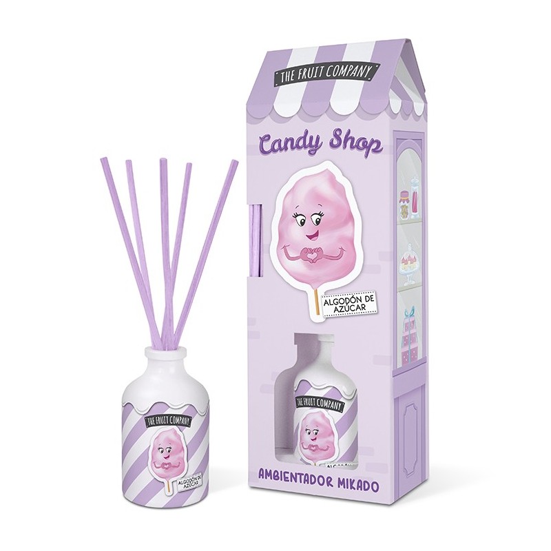 Ambientador mikado algodón de azucar 40ml candy the fruit company-TFC-10712213-The Fruit Company