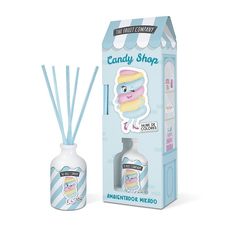 Ambientador mikado nube de colores 40ml candy the fruit company-TFC-10712214-The Fruit Company