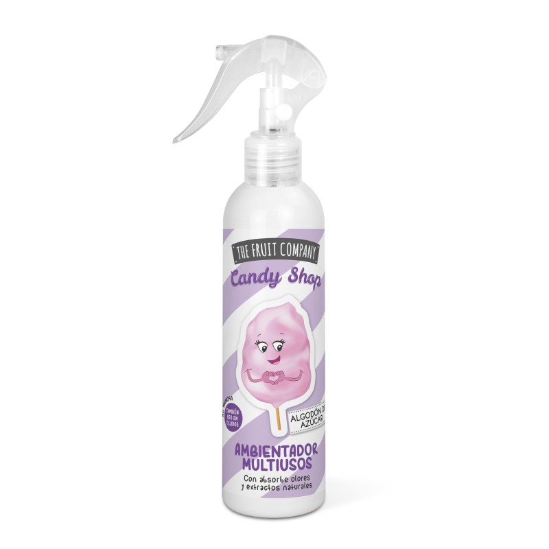 Ambientador multiusos en spray hogar algodón de azucar 200ml candy the fruit company-TFC-10715213-The Fruit Company