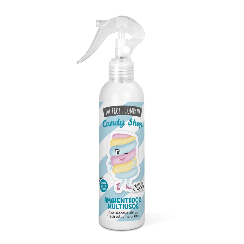 Ambientador multiusos en spray hogar nube de colores 200ml candy the fruit company-TFC-10715214-The Fruit Company