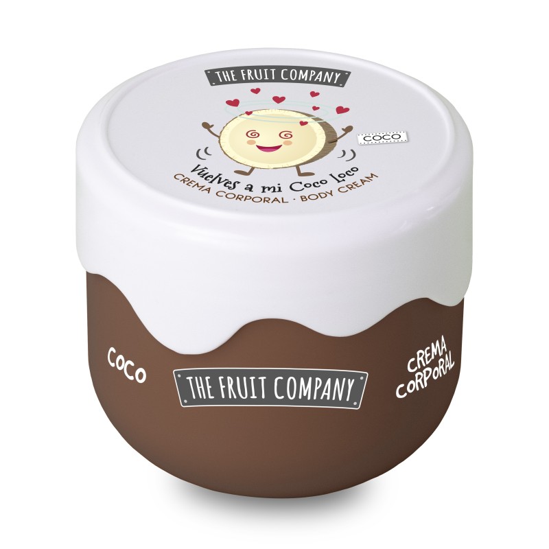 Crema corporal coco efecto seda 200ml the fruit company-TFC-10270012-The Fruit Company