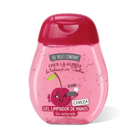 Gel de manos higiénico sin aclarado manos cereza the fruit company 45 ml-TFC-10350004-The Fruit Company