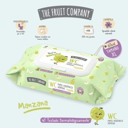Papel higienico húmedo wc xl 60uds manzana the fruit company-CTFC-10630020-The Fruit Company