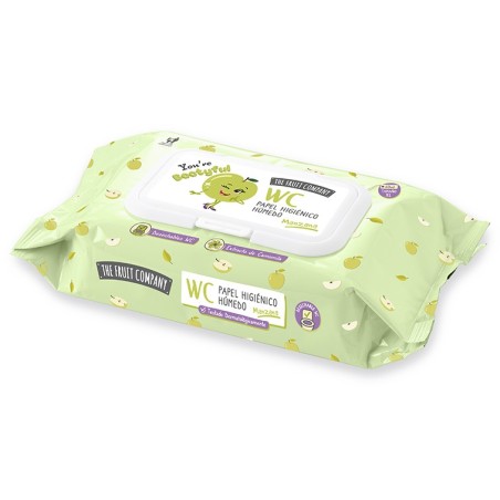 Papel higienico húmedo wc xl 60uds manzana the fruit company-CTFC-10630020-The Fruit Company