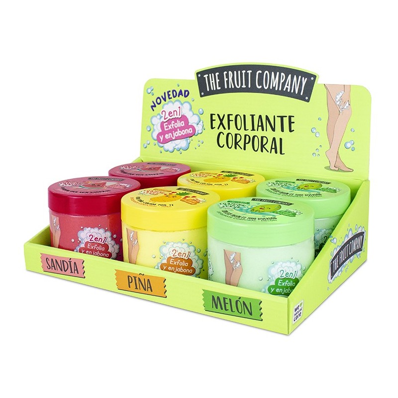Expositor sobremesa exfoliante corporal 2en: Exfolia+Enjabona, 6uds-CTFC-25680000-The Fruit Company