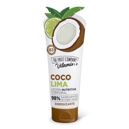 Loción corporal coco-lima energizante-98% natural 200ml vitamin+ -CTFC-10650012-The Fruit Company