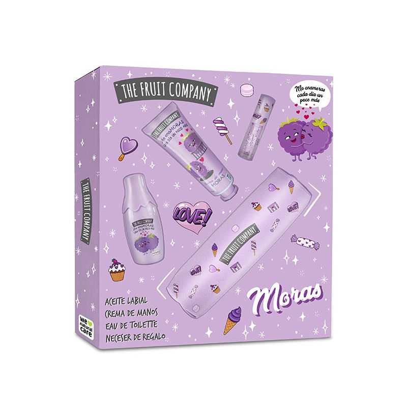 Set regalo the fruit company moras (colonia + crema manos + lip oil + estuche)-CTFC-25520053-The Fruit Company