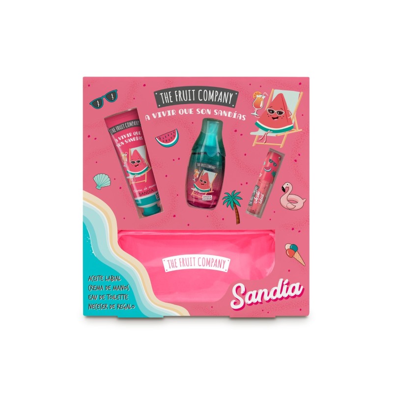 Set regalo the fruit company summer sandía (colonia + crema manos + lip oil + estuche)-CTFC-25580106-The Fruit Company