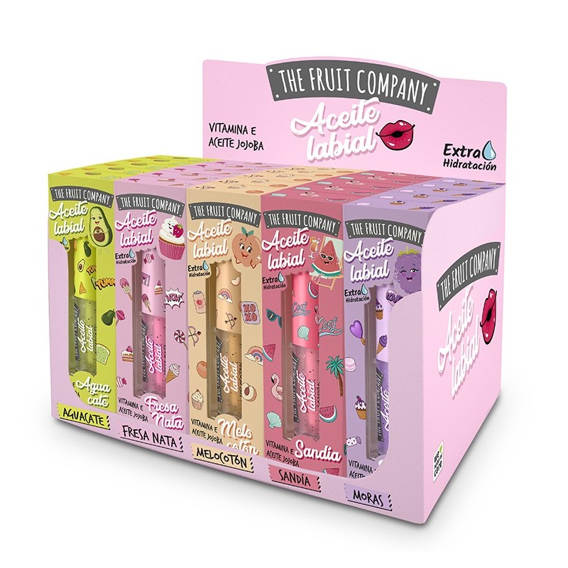 Expositor sobremesa 30 uds surt aceite labial the fruit company-TFC-25720000-The Fruit Company