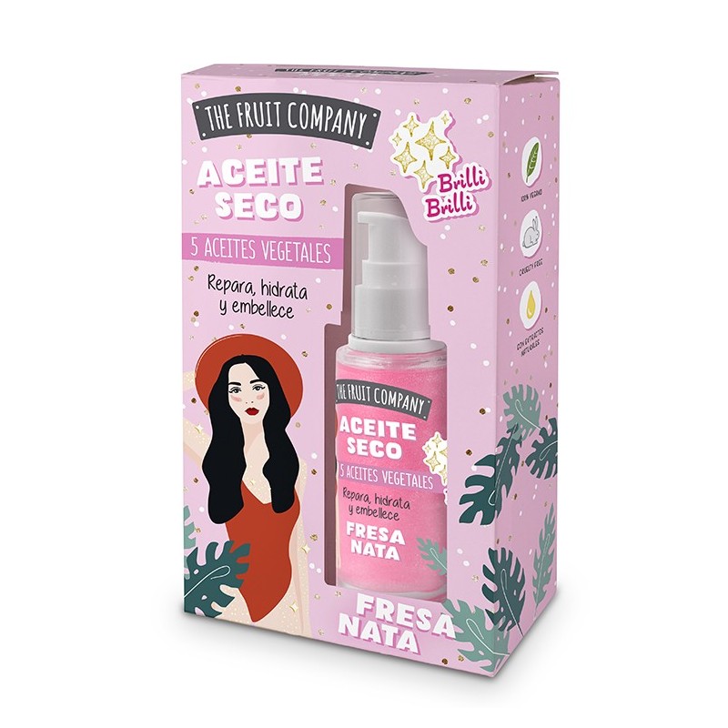 Dry oil glitter fresa nata 40 ml the fruit company-TFC-10730013-The Fruit Company