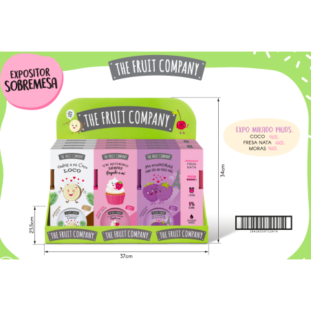 Expositor sobremesa 14 mikados the fruit company-CTFC-25110101-The Fruit Company