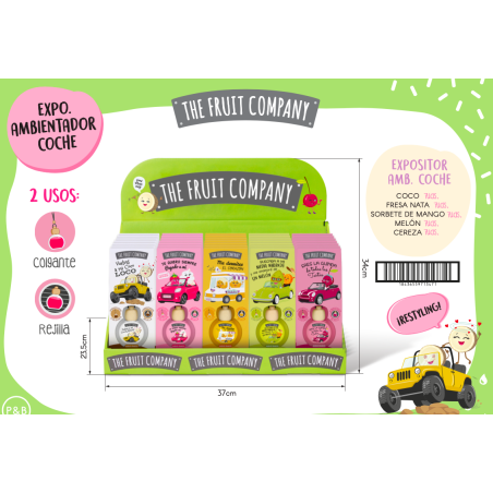 Expositor sobremesa 35 ambientadores coche-TFC-25130000-The Fruit Company