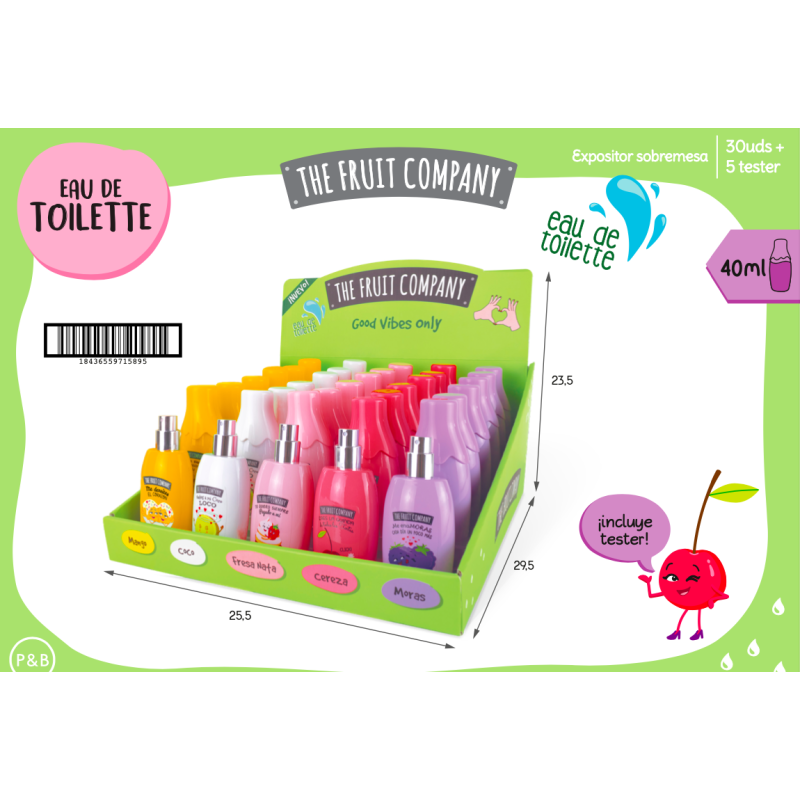Expositor sobremesa 30 colonias the fruit company + 5 testers-CTFC-25520000-The Fruit Company
